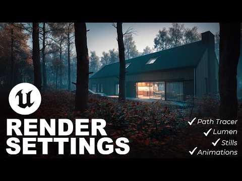 Видео: Рендеринг идеальных кадров и анимаций в Unreal Engine 5 с этими настройками