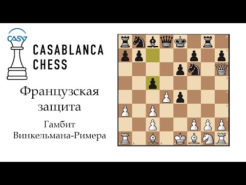 Видео: Французская защита. Гамбит Винкельмана-Римера в трактовке Алехина, Эйве, Карлсена, Ананда и Накамуры