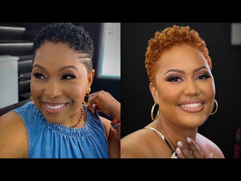 Видео: Невероятные преображения волос для темнокожих женщин | Великолепные стрижки и тренды в окрашивани...