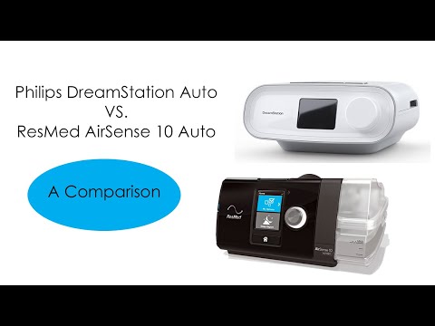 Видео: Сравнение аппарата СИПАП-терапии ResMed AirSense 10 Auto и Philips Respironics DreamStation Auto