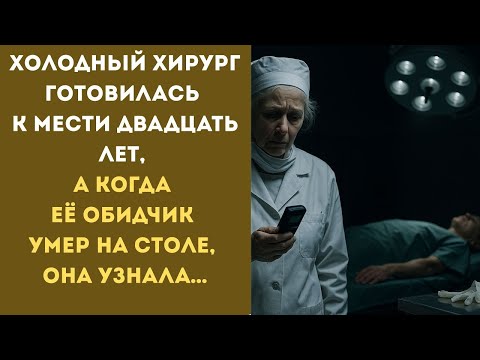 Видео: ХОЛОДНЫЙ ХИРУРГ готовилась к мести двадцать лет, а когда её ОБИДЧИК умер на столе, она узнала…