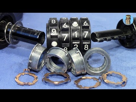 Видео: (выбор 491) Разобрал: велосипедный замок ABUS Tresor Chain Catena Combo 1385 и показал, как он ра...
