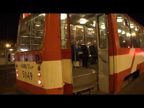 Видео: Трамвай Санкт-Петербурга 307: ЛВС-86К б.5049 по №55 (25.10.12)