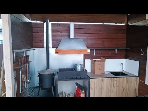 Видео: Вытяжной зонт на мангал.