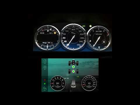 Видео: Тестирование приборки Jaguar XJ 2010MY(Test of Jaguar XJ2010MY cluster)