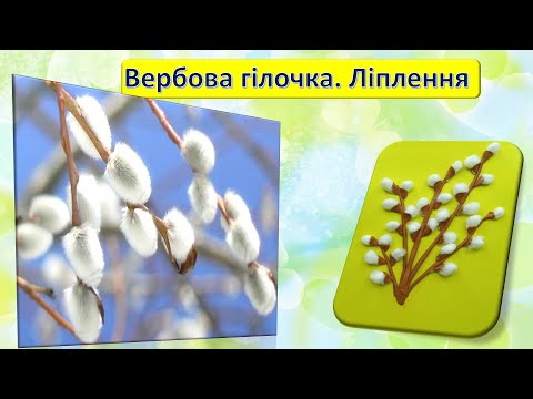 Видео: Вербові котики  Ліплення