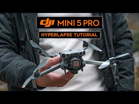 Видео: Как настроить и снимать потрясающие гиперлапсы | DJI Mini 5 Pro