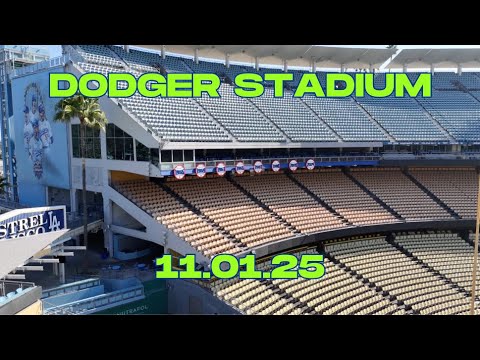 Видео: Обновление стадиона «Доджер» – финал Мировой серии (11.01.25)