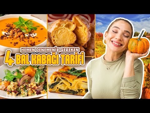 Видео: Профитроль или лазанья! 🎃 4 рецепта тыквы, которые стоит попробовать прямо сейчас 🧡