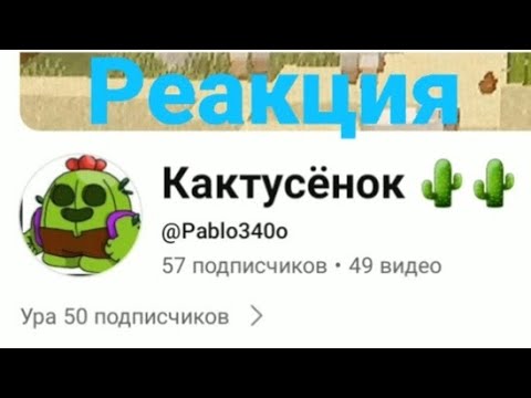 Видео: Реакция на "Кактусёнок"