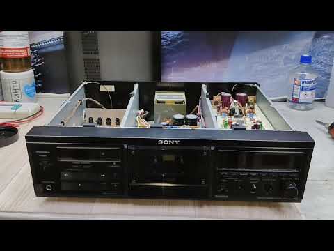 Видео: Ремонт Sony TC-K555esX (Часть 1)