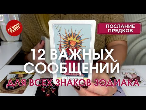 Видео: 12 ВАЖНЫХ СООБЩЕНИЙ для всех знаков зодиака : ПОСЛАНИЕ ПРЕДКОВ | Ноябрь 2025 таро прогноз