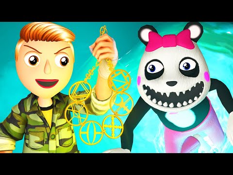 Видео: Балдик vs Мистер Хопс 3: Мисс Бо (Mr Hopp's Playhouse 3 Анимация Ной Ребенок Балди 3D)