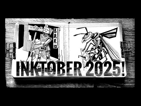 Видео: Inktober 2025! + предыдущие года