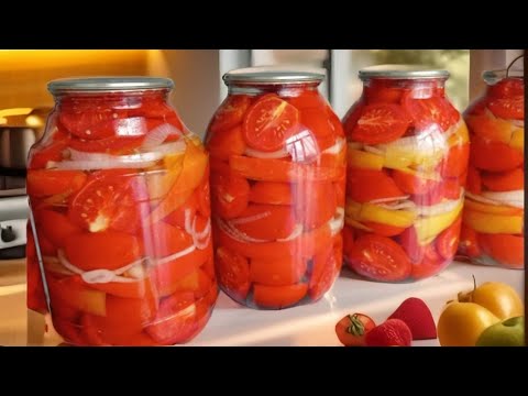 Видео: 🍅 СЛОЁНЫЙ САЛАТ НА ЗИМУ‼️ ПРОСТОЙ И НЕВЕРОЯТНО ВКУСНЫЙ 💯 без стерилизации ✅