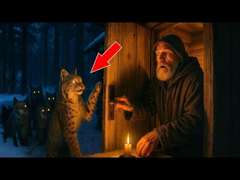 Видео: Он Жил Один в Тайге. Пока НЕ Пришла СТАЯ Рысей!