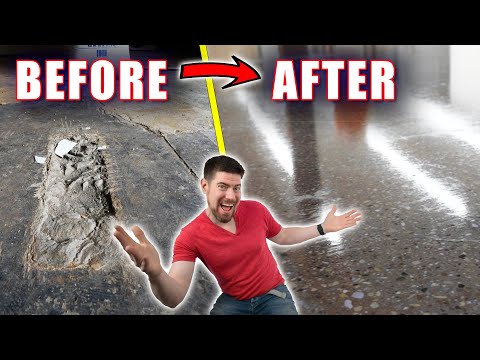 Видео: Полировка 80-летних бетонных полов (эп. 04)