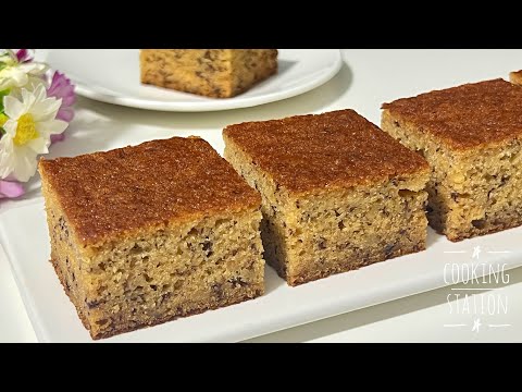 Видео: Лучший рецепт влажного бананового торта | Простой и вкусный домашний банановый торт