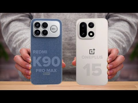 Видео: Redmi K90 Pro Max против OnePlus 15 — какой из них лучше ⚡