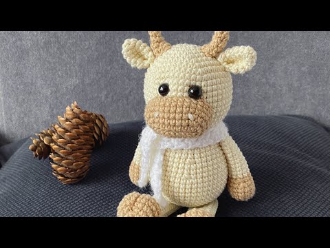 Видео: БЫЧОК КРЮЧКОМ | Мастер класс для начинающих | Часть 1