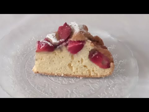 Видео: Сливовый пирог. Пирог со сливами. Вкусный пирог к чаю.