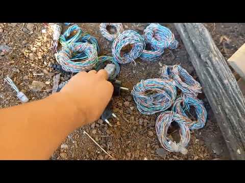 Видео: utp   кабельдағы мысты өртедім / мыс копилка/ мыс жинау