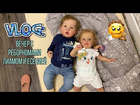 Видео: Vlog Вечер с двумя реборнами | У Есении режутся зубки