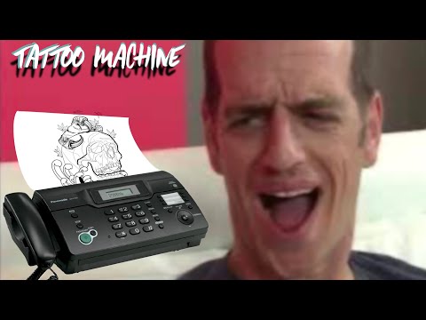 Видео: Апгрейд факса для печати трасфера для татуировок