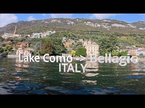 Видео: Паром из озера Комо в Белладжио 🇮🇹 | Самая красивая деревня в Италии? #ОзероКомо #Белладжио