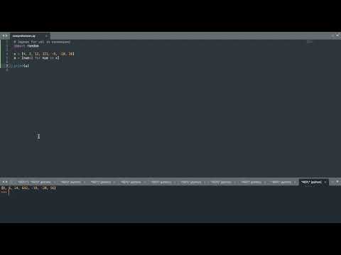 Видео: Python | Тізімді цикл арқылы толтыру (List comprehension)