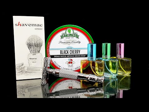 Видео: БРИТЬЁ! Haircut and Shave 0,75 Neutral, Stirling Black Cherry, Shavemac, Myrsol Antesol