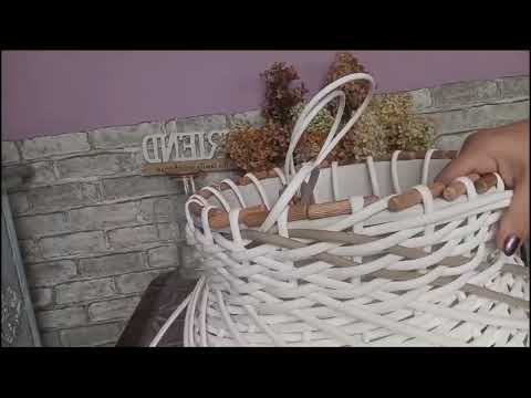 Видео: Обратное плетение ротангом, покажу два вида. внутреннее и поверхностное.