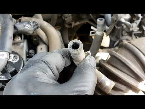 Видео: Toyota P0455 P0441 Утечка испарителя. На что обратить внимание без генератора дыма. Двигатель Cor...