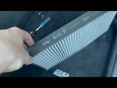 Видео: Замена салонного фильтра BMW\БМВ X3 G01, X4 G02