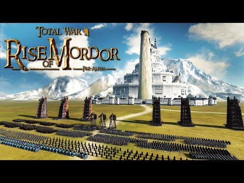 Видео: ЗАХВАТИТЬ МИНАС ТИРИТ! 8000 Элиты Мордора VS 4200 Союза Гномов Эльфов и Людей - Rise Of Mordor
