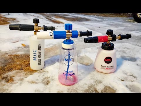 Видео: Новый MJJC Foam Cannon S версия 3.0