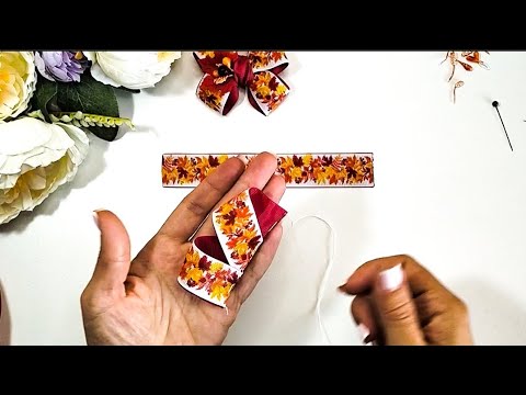 Видео: Маленькие Осенние бантики в двух вариантах.Моя одна из любимых моделей.