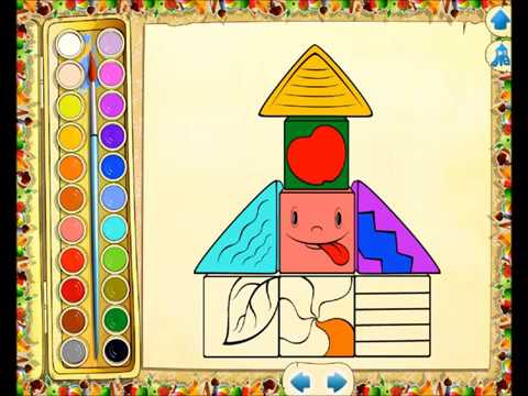 Видео: Развивающий мультик для детей от 1-го года до 3-х лет. Учим цвета Часть 2