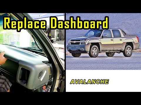 Видео: Как заменить приборную панель на Chevrolet 1500 Avalanche Silverado Suburban Sierra Tahoe 2002 го...
