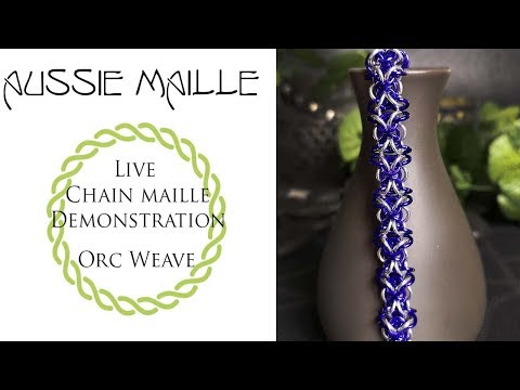 Видео: Демонстрация кольчуги вживую — оркское плетение