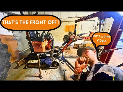 Видео: Замена пальца и втулки на микрокопателе / ​​Небольшая проблема с микрокопателем