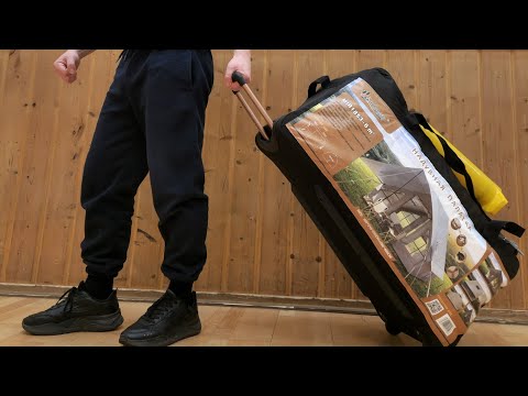 Видео: купил новый надувной дом! ШОК! полный обзор палатки от mir camping.