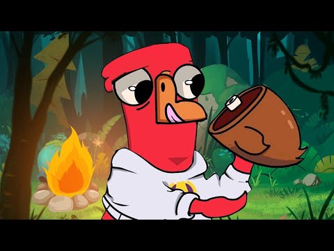 Видео: АМОНГУСЬ! СУРОВОЕ ВЫЖИВАНИЕ В УТКАХ! - Goose Goose Duck!