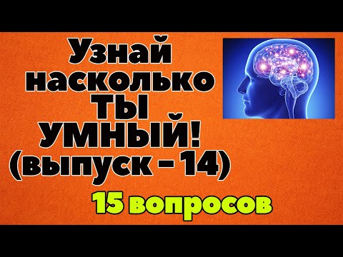 Видео: УЗНАЙ НАСКОЛЬКО ТЫ УМЕН И ЭРУДИРОВАН(ТЕСТ) - выпуск 14