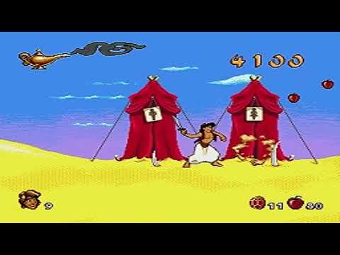 Видео: Прохождение игры Disney`s Aladdin (1993) Sega Mega Drive