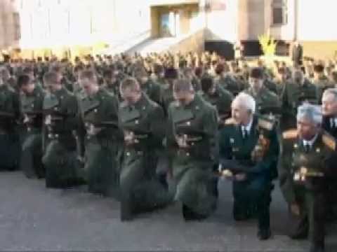 Видео: ОВЗРККУ прощание со Знаменем1.avi