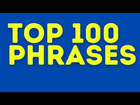 Видео: 100 английских фраз, которые нужно знать! | Повседневный английский за 20 минут