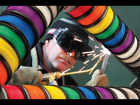 Видео: Сварка 3Д-филамента (сращивание кусков)