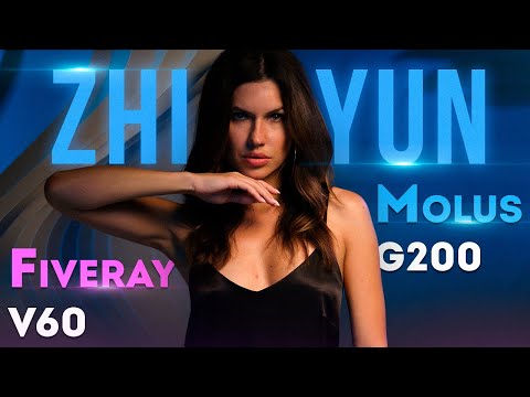 Видео: Обзор света Zhiyun Molus G200 и Fiveray V60 | #ProСвет