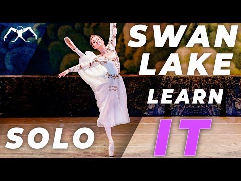 Видео: ЛЕБЕДИНОЕ ОЗЕРО па де труа, вариация - РАЗУЧИВАЕМ вместе с Марией Хоревой